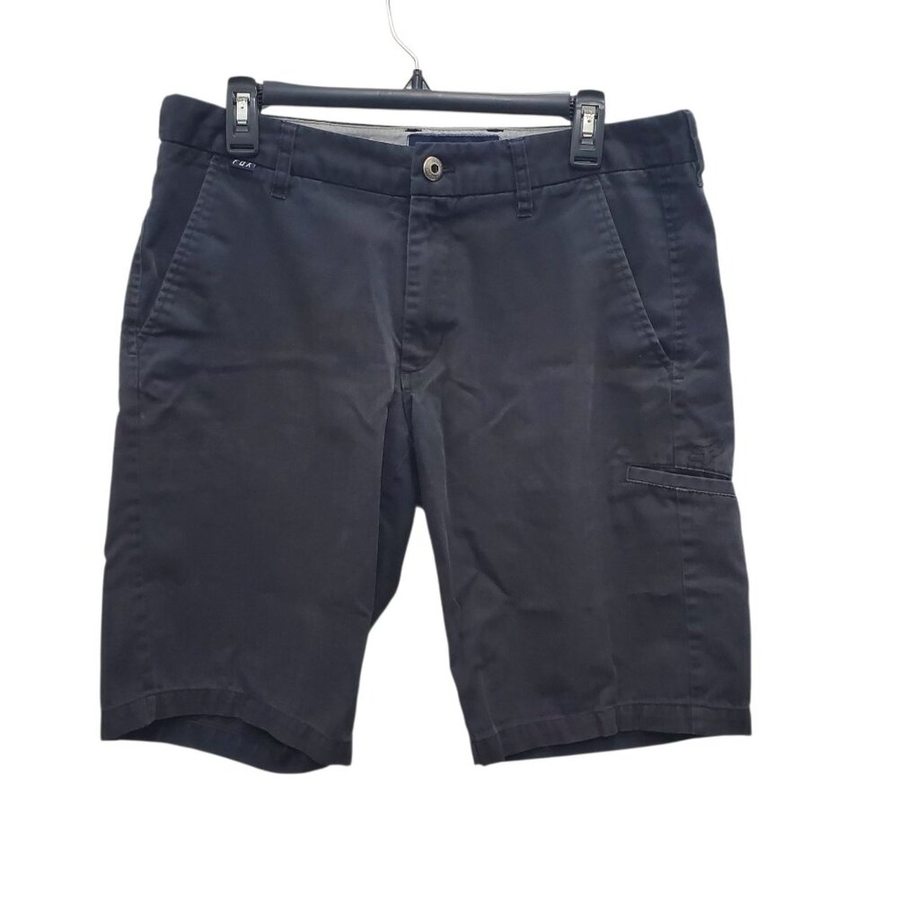 Fox Men's Vintage‎ Y2K Faded Black 11" Flat Front BMX Skater Dad Shorts Size 31